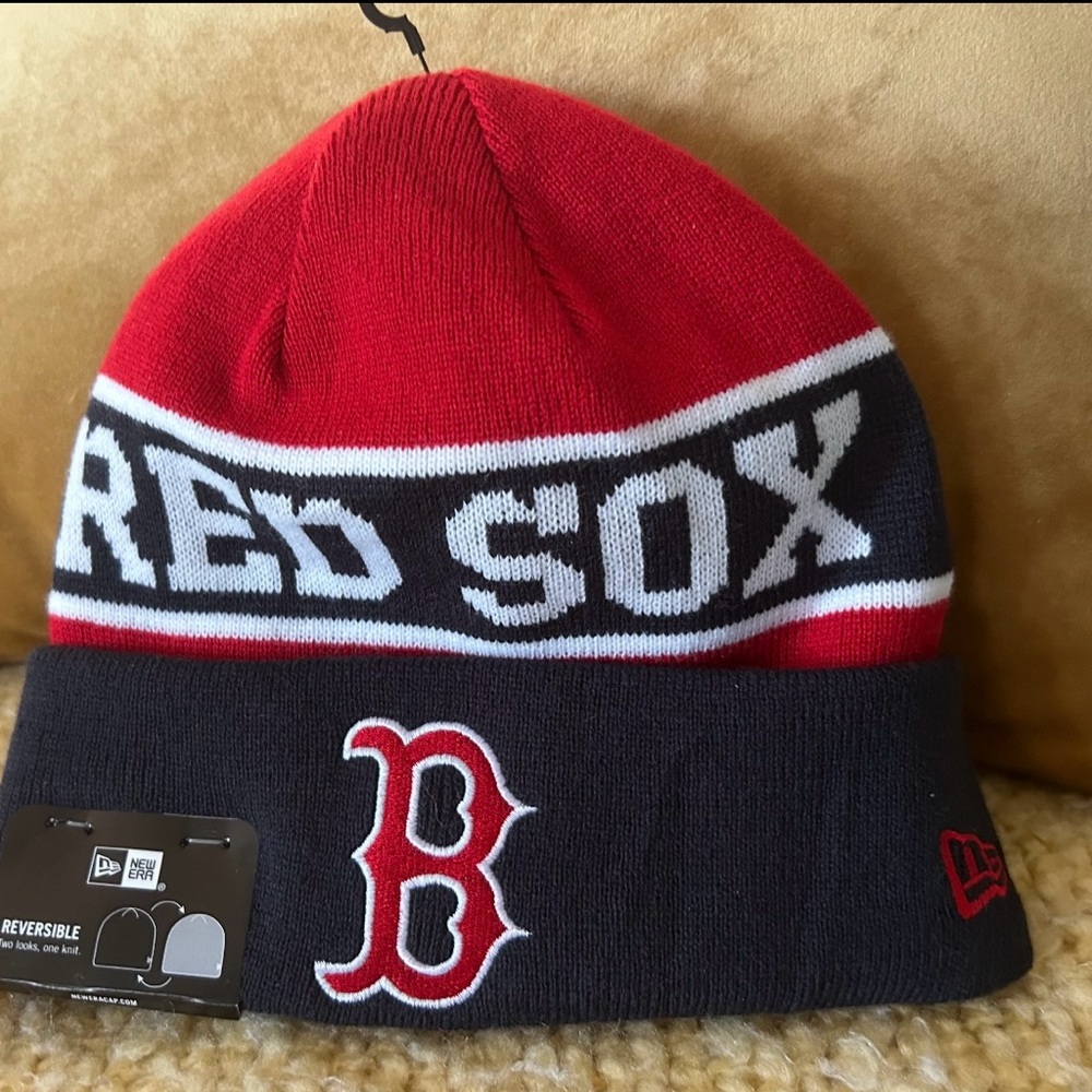 Boston Red Sox Hat New Era Cap One Size Fits Most Reversible